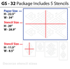 Geometric stencil size image