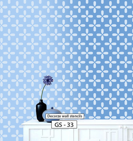 Home decorating wall painting, Geometric stencil, GS-33