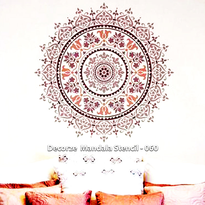 Mandala Art Stencil | Zentangle Mandala | Decorze Mandala Stencil 060