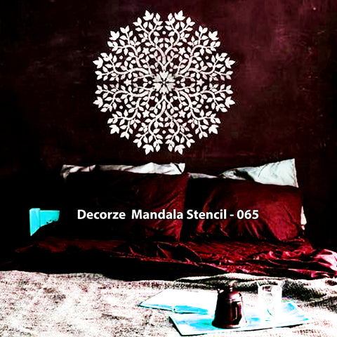 Mandala Art Stencil |Healing Mandala | Decorze Mandala Stencil 065