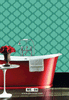 Stencil wall painting designs for bed room, MS-04 - Decorze