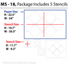 Size image for moroccan stencil