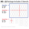 Size image for moroccan stencil