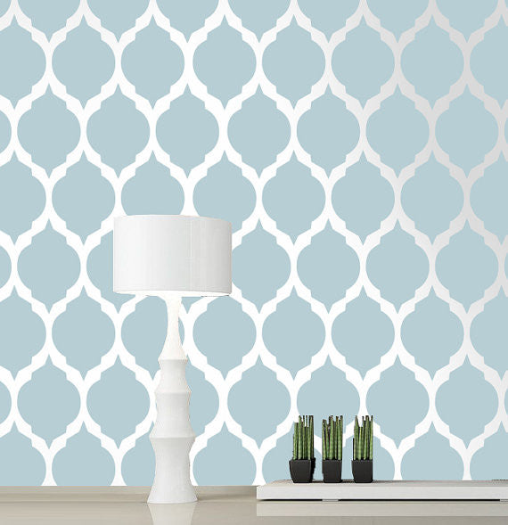 Moroccan Stencil Wall Pattern Moroccan Pattern Tile BIG SIZES Reusable