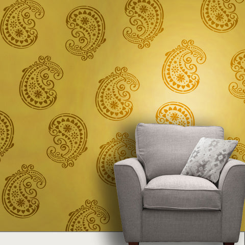 Indian Paisley/Motif Stencil, MWS-07