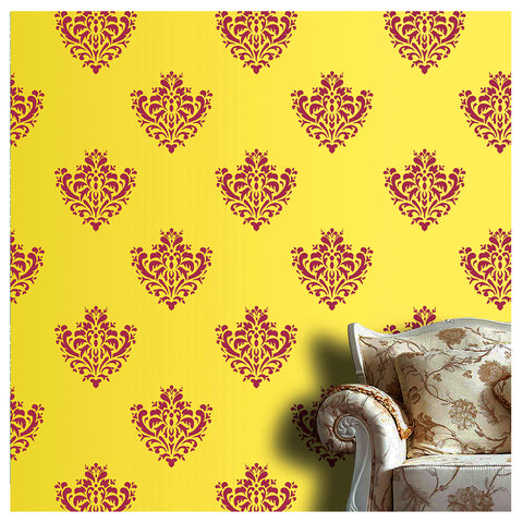 Traditional Motif Wall Painting Ideas, Motif Stencil for wall Painting, MWS-15