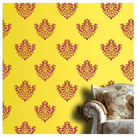 Traditional Motif Wall Painting Ideas, Motif Stencil for wall Painting, MWS-15