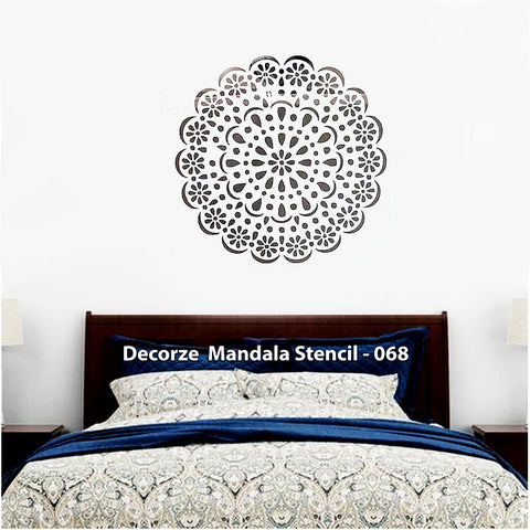 Mandala Art Stencils |  Designs to Inspire Your Spirit | Decorze Mandala Stencils 068