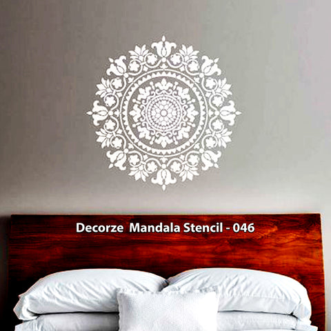 Mandala Art Stencil |  Simple DIY Mandala Art| Decorze Mandala Stencils 046