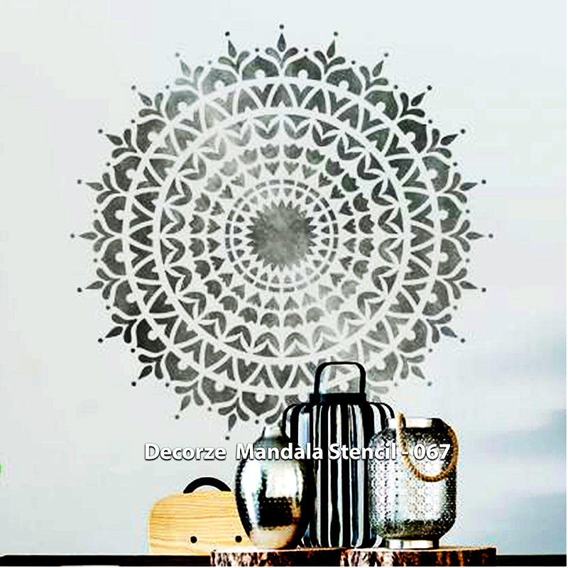 Mandala Art Stencil | simple Mandala Art | Decorze Mandala Stencils 067