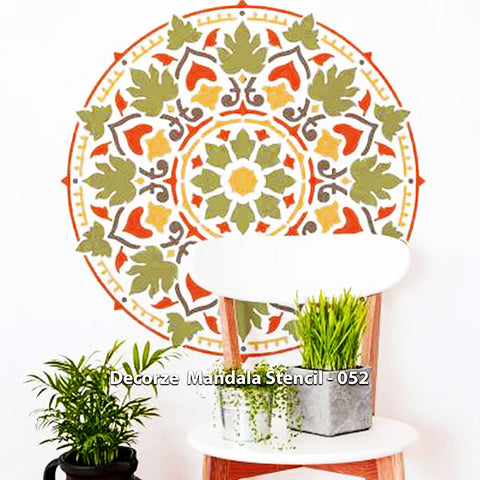 Mandala Art Stencil | Mandala Rangoli | Decorze Mandala Stencil 052