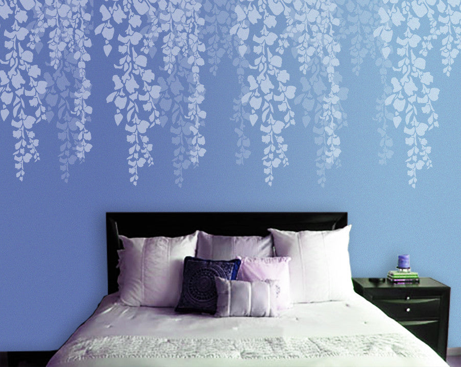 Cherry blossom Wall Stencil 08 Reusable Wall painting Stencils