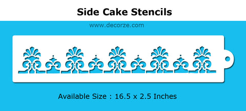 Stencilled cakes and cookies - a gallery of ideas, CDS- 02