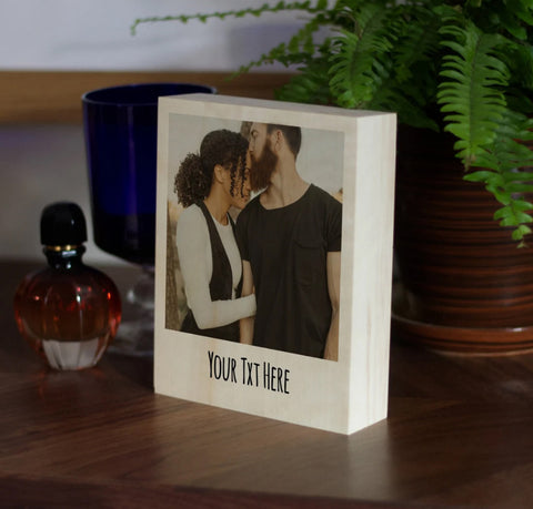 Personalize photo print on wood | Custom Photo on wood | Anniversary Gift -02