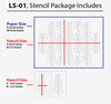 Stencils for wall painting  and fabulous decorating room wall , LS-01 - Decorze