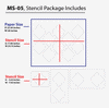 wall stencil large designs, MS-05 - Decorze