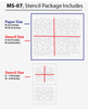 Wall stencil art and  wall decoration ideas, MS-07 - Decorze