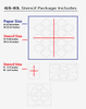 Stencils for walls, GS-03 - Decorze