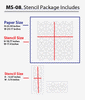 Wall stencils designs & ideas, MS-08 - Decorze