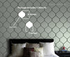 Bedroom Wall Painting Stencils, Moroccan pattern style, MS-107