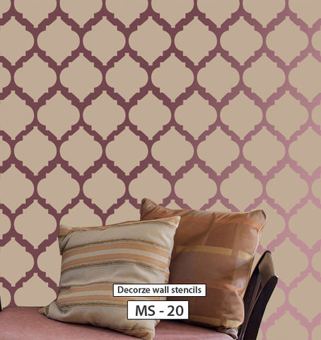 Moroccan stencil design,Ms-20