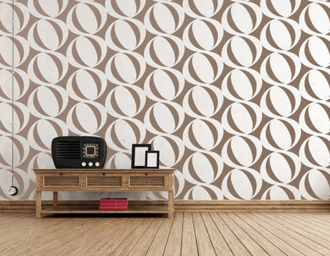Circles Stencil for Walls