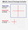 Stencil wall painting for home, GS-21 - Decorze