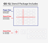 Wall paint stencils in India, GS-12 - Decorze