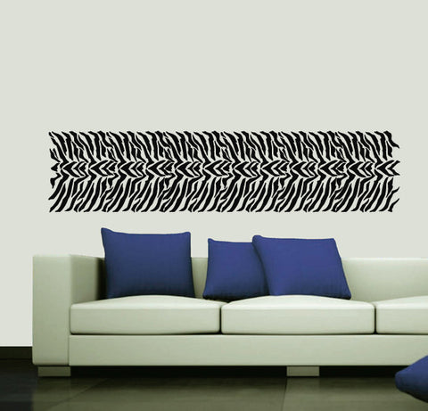 Zebra Stripe Stencil Repeatable - 02